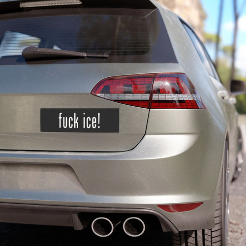 "fuck ice!" Bumper Magnet