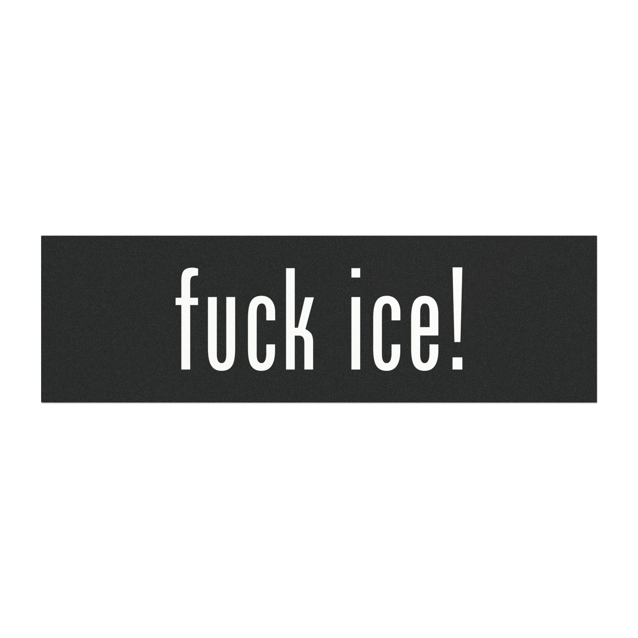 "fuck ice!" Bumper Magnet